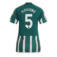 Dámy Fotbalový dres Manchester United Harry Maguire #5 2023-24 Venkovní Krátký Rukáv